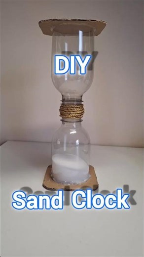 DIY Sand Clock ⏳️#imaginationlab #dıy #diyideas #crafting
