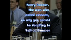Kerry Packer on why you should be donating to the club's Roll On Summer campaign instead of your hard-earned being subsumed into the Canberra Bubble. Click here to make your TAX DEDUCTIBLE donation before June the 30th. https://asf.org.au/.../newtown-and.../roll-on-summer | Newtown & Chilwell Cricket Club | Facebook