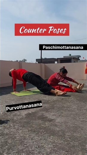 When I stretch she restores.❤️ Yoga with Mom | Balance in every pose✨ Never skip your Counter Poses.