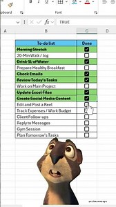 HOW TO CREATTE TO-DO LIST IN EXCEL📈🎯