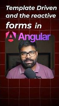 ✅ Difference between reactive and template driven forms in Angular 🔥