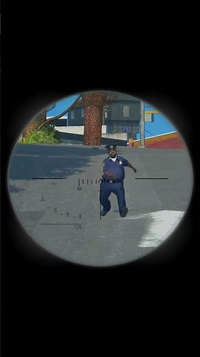 GTA 4 – Sniper Shot Turns the Fat Cop Into a Zombie 🤯🧟‍♂️