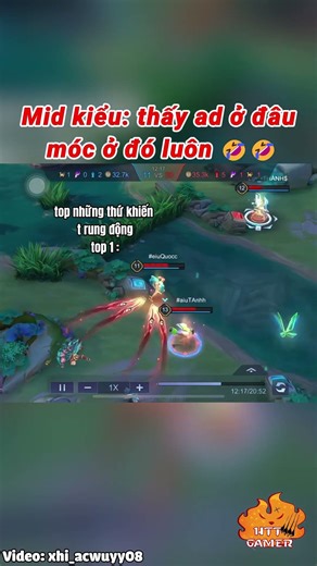 Mid kiểu: thấy ad ở đâu móc ở đó luôn 🤣🤣 #shorts #lienquanmobile #liênquânmobile #lienquan #liênquân