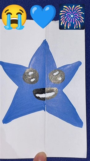 The Happiest Star You've Ever Seen #art #drawing #shorts