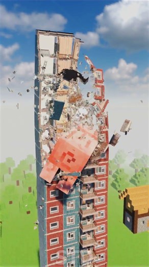 Small To Big Pig vs Dynamic Tower #shorts