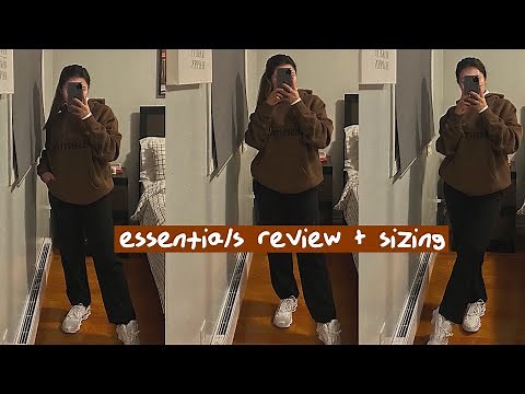 FEAR OF GOD ESSENTIALS HOODIE REVIEW AND SIZING