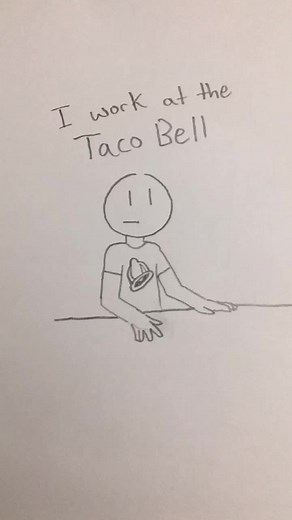 Taco Bell And McDonalds beef #cartooning #drawing #animation #funnyy #tacobell #mcdonalds #jojo #jojosbizarreadventure