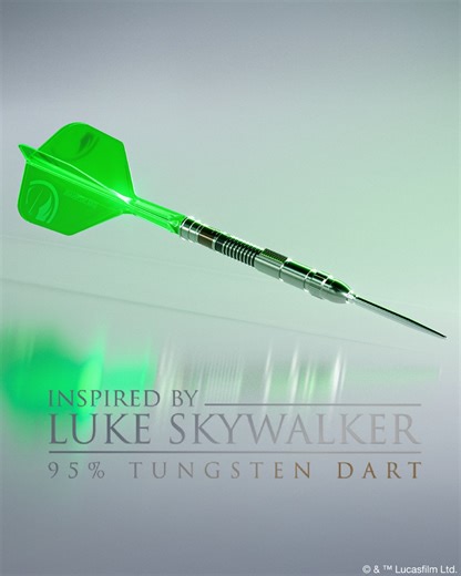 Show your support for the Jedi Order 🟢 Inspired by the Lightsaber used by Luke Skywalker in his final showdown with Darth Vader in the Return of the Jedi, this Lightsaber First Edition is for those who support the Rebel Alliance. #TeamTarget #StayOnTarget | Target Darts