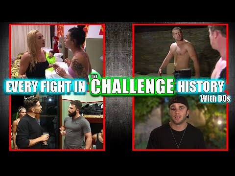 Every Fight In The Challenge History With DQs - The Challenge