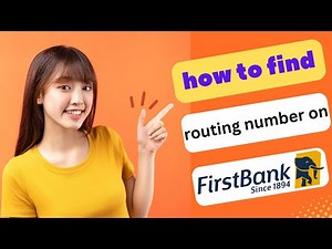 UPDTED! HOW TO FIND ROUTING NUMBER ON FIRST BANK APP 2025! (FULL GUIDE)