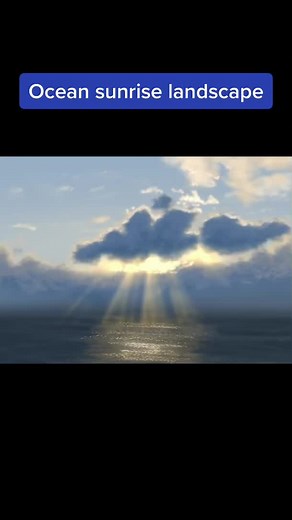 Ocean Sunrise Landscape Tutorial in Procreate