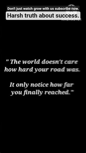 Day 33/100 "Harsh truth about success.". #successmindset #motivationalquotes