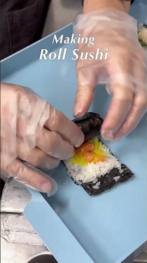 【のり巻きロボットで作る】くるくるのり巻き #rollsushi #萌え断