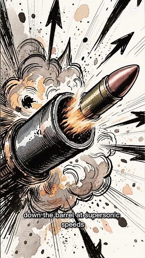 The Terrifying Physics of a Firing Bullet 💥