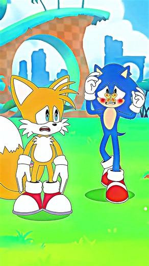 Tails' Face Gets GLITCHED! 🦊⚡️ Sonic the Hedgehog Funny Animation