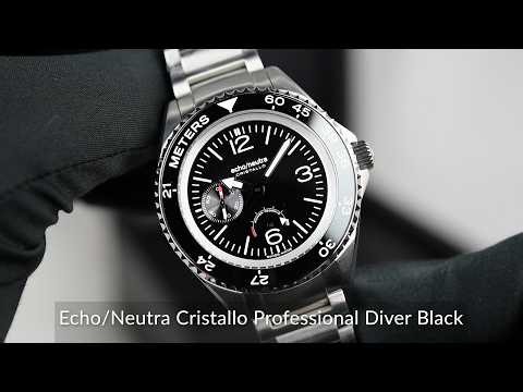Echo/Neutra Cristallo Professional Diver Black
