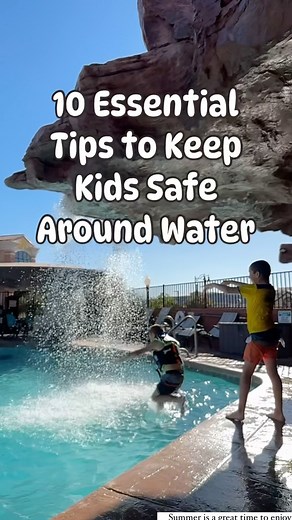 Put TIPS in the comments to read the website will all this information from @intermountain ### 10 Critical Tips to Keep Kids Safe Around Water 1. **Supervise Constantly**: Always watch children around water. Avoid distractions like phones or books. 2. **Assign a Water Watcher**: Designate an adult to monitor kids in the water, using a visual identifier like a lanyard. 3. **Empty Pools and Buckets**: After use, empty and store kiddie pools and buckets upside down to prevent drowning hazards. 4. *