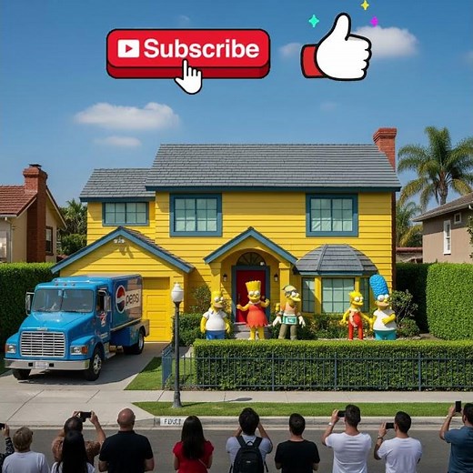 Why was The Simpsons House built in real life
