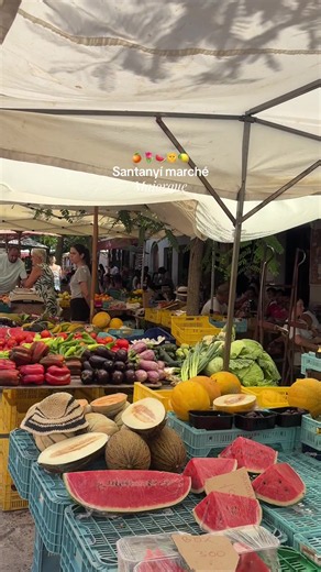 Quoi faire a Majorque cet été?🌶️ Commente pour avoir la localisation exacte et sauvegarde pour ne pas oublier!🌟 #majorque #activite #santanyi #market #shopping