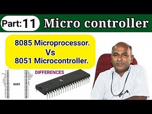 8085 Microprocessor and 8051 Microcontroller in tamil