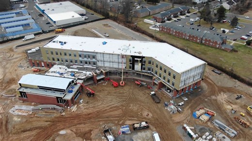 Exciting progress is underway at the new municipal building! In this latest update, we're thrilled to share that the outer exteriors are taking shape beautifully, while our dedicated team continues to seal each section with precision. Stay tuned as we move closer to unveiling this impressive addition to our community! | Hamilton Township