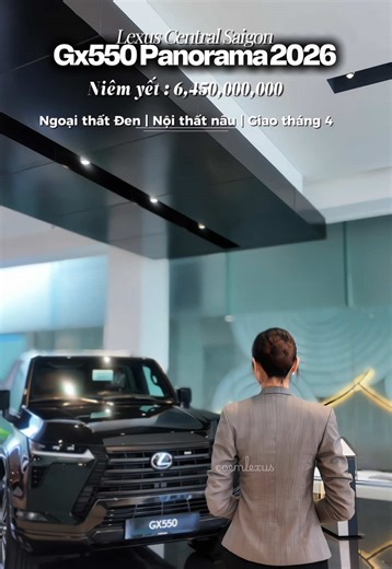 Xe Lexus Gx550 Bản Cửa Sổ Trời Toàn Cảnh 2026