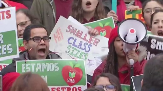 Denver teachers stage massive strike for better pay