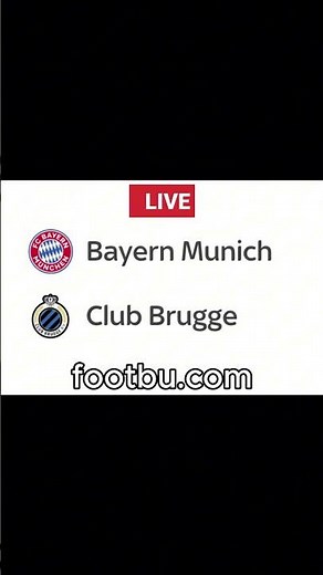 Watch Bayern Munich vs Club Brugge