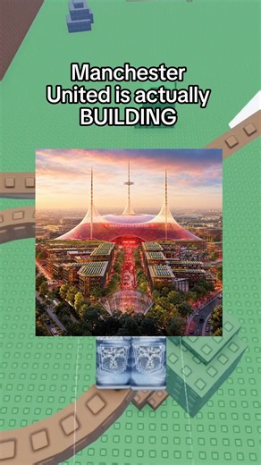 Manchester United Is Building The BIGGEST Stadium EVER😭#shorts#roblox#robloxrant
