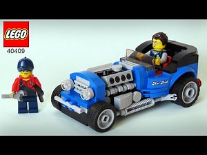 LEGO 40409 - Hot Rod Blue Fury (Speed Build Instructions)