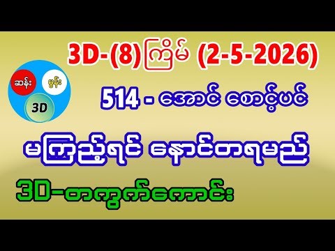 3D-(8)ကြိမ် နှစ်သစ် ကံကောင်းခြင်း လက်ဆောင် ဒဲ့တကွက်ကောင်း