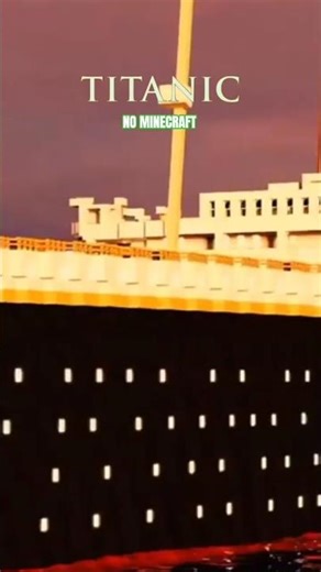 O TITANIC NO MINECRAFT #minecraft #titanic #building
