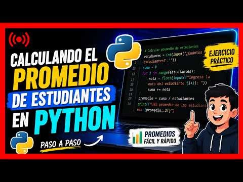 💎 Calculando el promedio de estudiantes en Python | En vivo