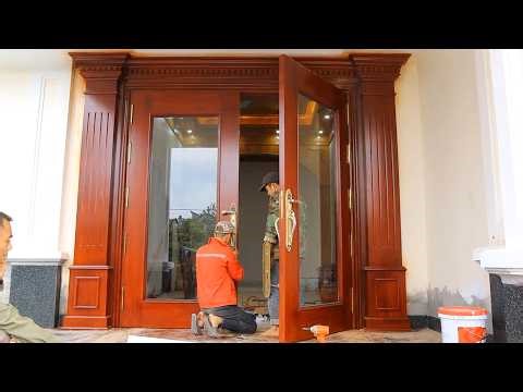 Advanced Woodworking Skills, Designing and Building a Stunning Large Wooden Door