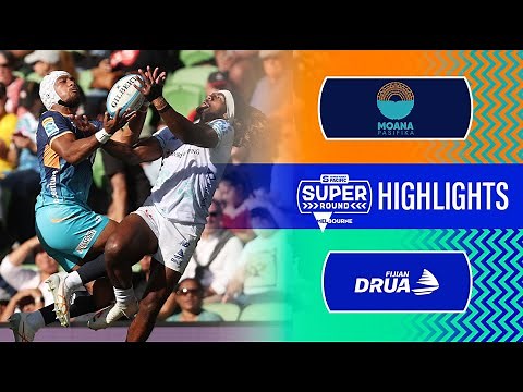 Super Rugby Pacific 2024 | Moana Pasifika v Fijian Drua | Round 2 Highlights