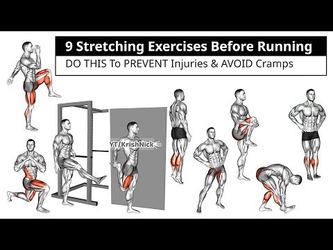9 Stretching Exercises Before Running: DO THIS To PREVENT Injuries & AVOID Cramps
