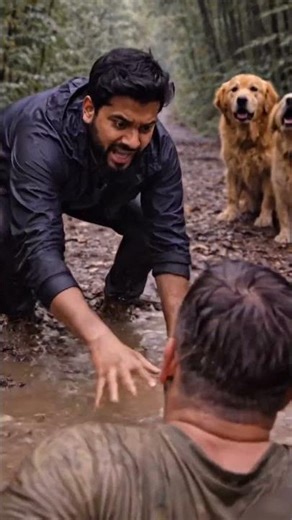 Dog saves his owner from quick sand! Beautiful story. #dog #puppy #stories #cute