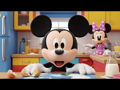 Mickey’s Messy Kitchen 🐭🍳 | Fun Cartoon Cooking Adventure for Kids