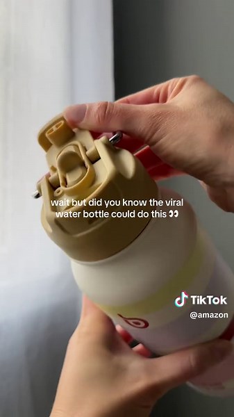 Hydration Bottle with Hidden Supplement Compartment