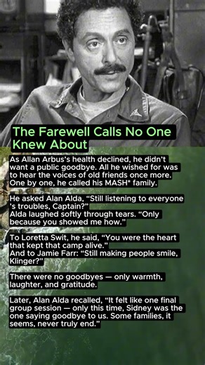 The Farewell Calls No One Knew About