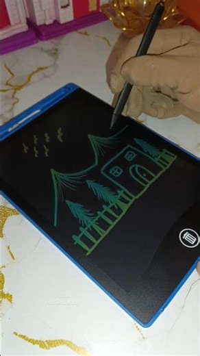 lcd writing tablet scenery art #foryou #art #magic #pad #shortvideo