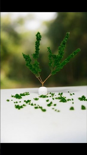 miniature tree# DIY# creative ark#pleasesubscribe