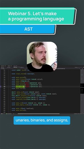 Constructing unary, binary, and call expressions