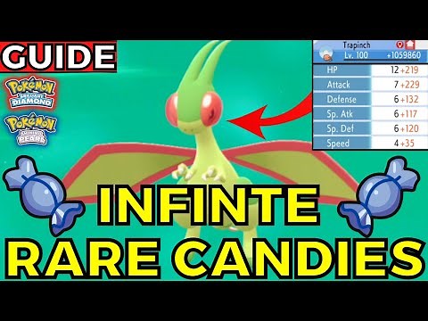 How to get Infinite Rare Candy Guide in Pokemon Brilliant Diamond Shining Pearl