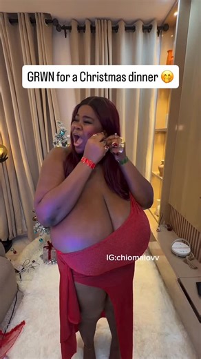 Chioma Anyaorah on Instagram: "The struggle!!!😫😂 My first “GRWM”, should I do more of this??? It’s the season of love, have you shown love today??? ❤️ Link in bio 🫦"