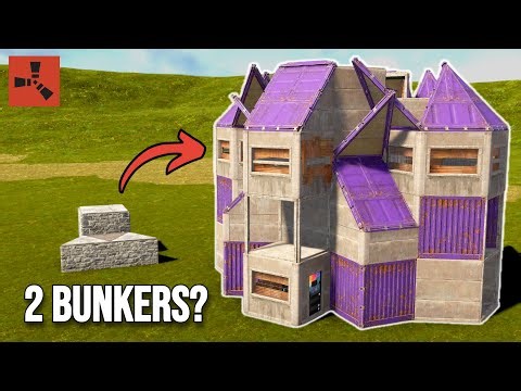 i designed the *easiest* double bunkered solo/duo base in rust (console + pc)