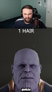 Thanos Hair Simulation! | EvadEr
