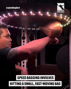 73K views · 344 reactions | Speedbagging is an interesting sport used by boxers to improve speed and cordination!  | GreatestHighlights | Facebook