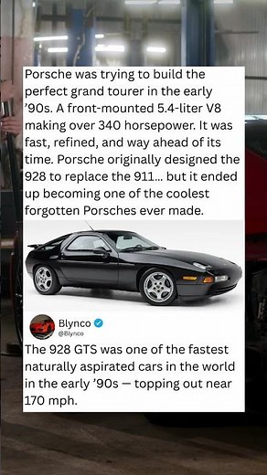 Porsche’s Forgotten V8 Legend - Porsche 928 GTS (1993)