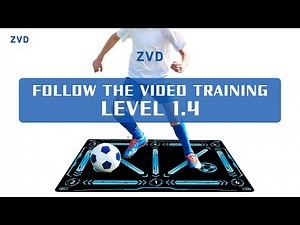 Entry 1.4, ZVD Soccer footwork Training Mat, Body Coordination/Ball Mastery Action Teaching